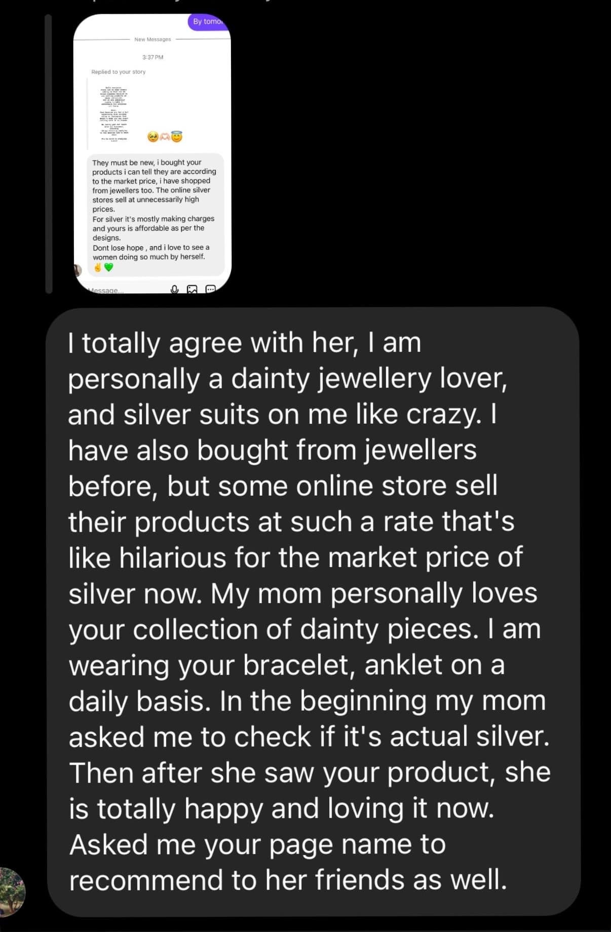 Instagram review screenshot
